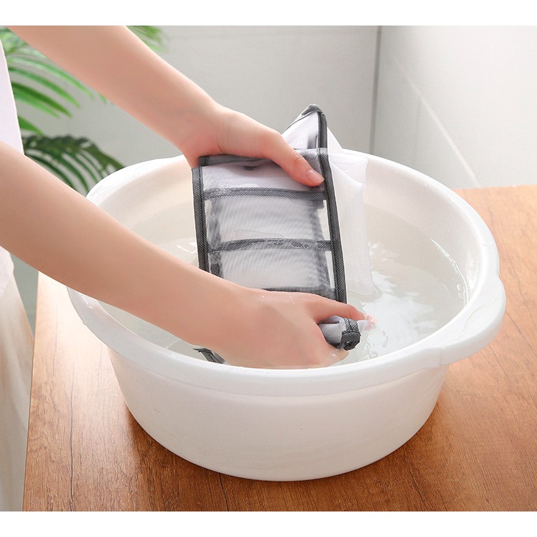 Hộp vải lưới đựng đồ lót tất vớ găng tay tiện lợi