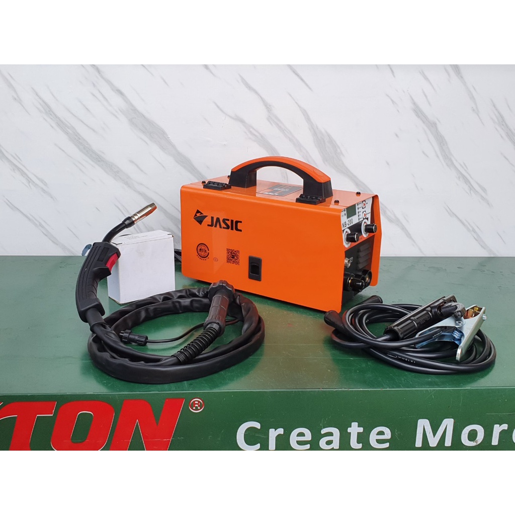 MÁY HÀN MIG NB 200 KHÔNG DÙNG KHÍ 3 CHỨC NĂNG DÂY RỜI TIỆN LỢI TẶNG CUỘN HÀN MIG KHÔNG KHÍ 1 KG