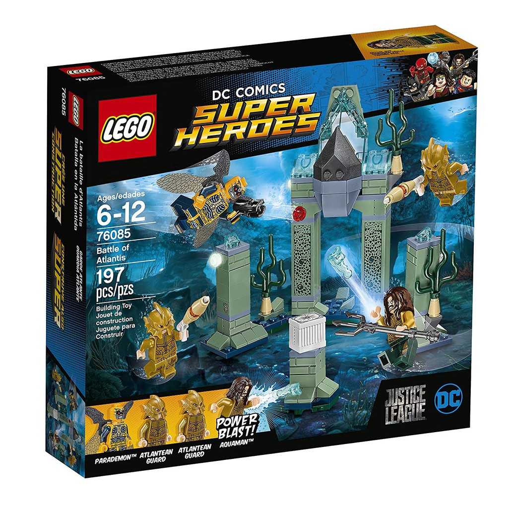 Đồ chơi xếp hình LEGO SuperHeroes AQUAMAN Trận chiến tại Atlantis 76085