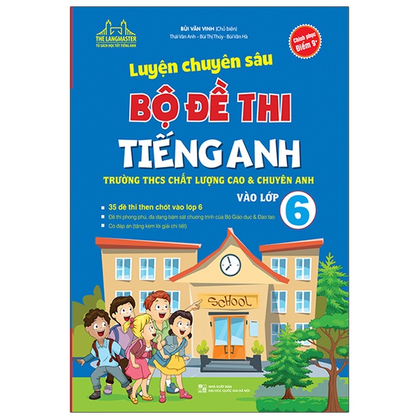 Sách - Luyện chuyên sâu bộ đề thi tiếng anh vào lớp 6