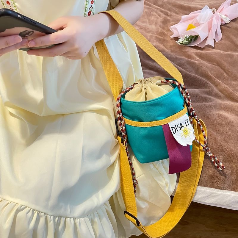 Túi Bucket Đeo Chéo Hình Mặt Cười Phong Cách Hàn Quốc Độc Đáo Thời Trang