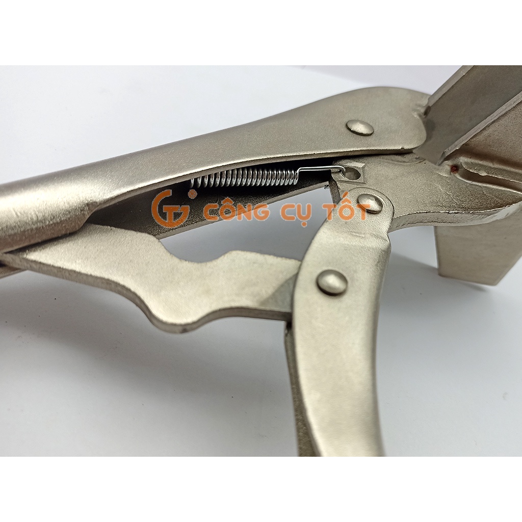 Kìm chết mỏ dẹt 10inch 250mm Kapusi K-8273