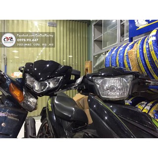 Sỉ Bộ Đầu đèn EX150 2019 luôn chóa FULL BOX - MÀU ĐEN (Gắn cho EX150 Đời 2015)