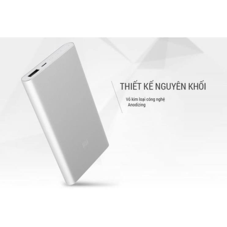 Sạc Dự Phòng Xiaomi Gen 2S Version 2018 10000 mAh 2 Cổng USB Hỗ Trợ QC 3.0 Bảo hành 6 tháng 1 đổi 1