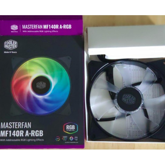 Quạt Fan Case 14cm Cooler Master MASTERFAN MF140R ARGB - Hiệu Năng Mạnh Mẽ, Quay Êm, PWM