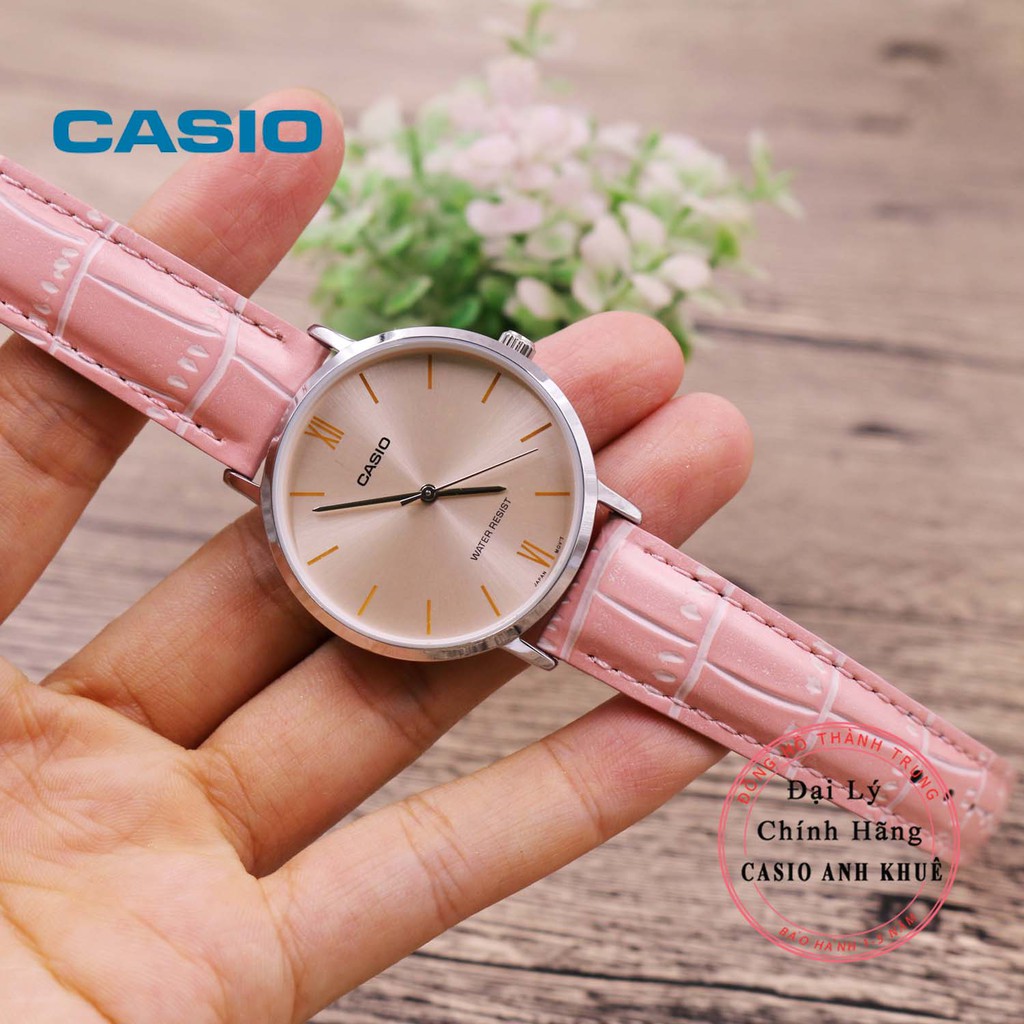 Đồng hồ nữ Casio LTP-VT01L-4BUDF dây da