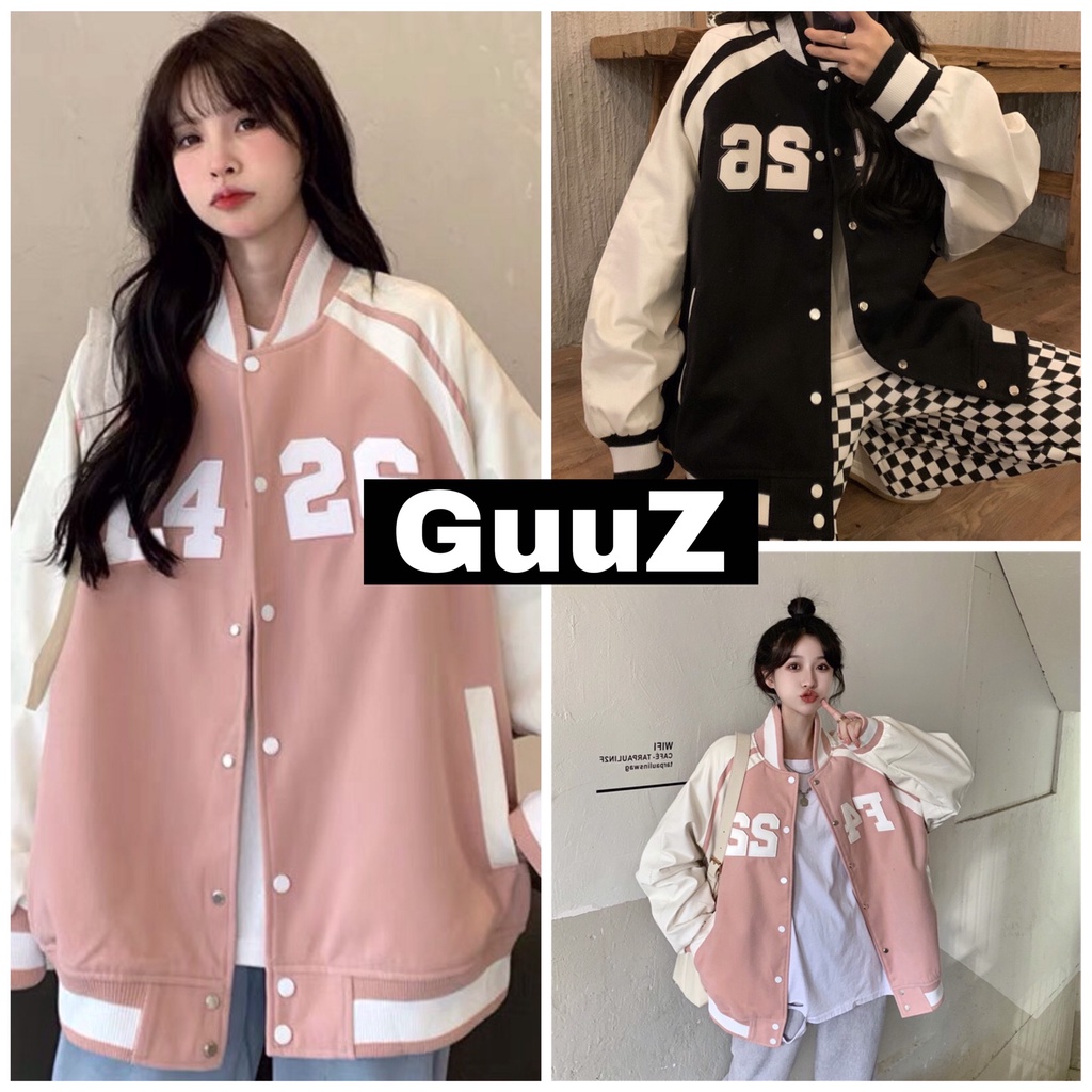 Áo bomber unisex form rộng dáng ulzzang GuuZ