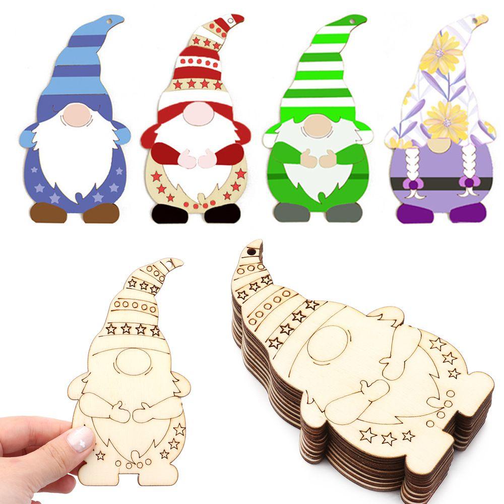 Set 10 Búp Bê Gỗ Treo Tường Trang Trí Phong Cách Vintage