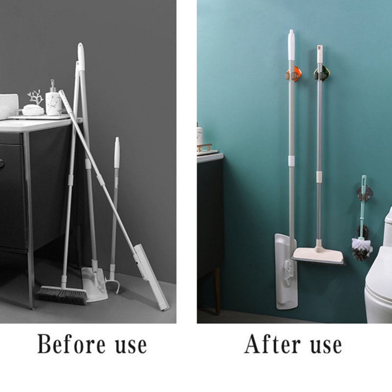 Giá Treo Cây Lau Nhà Gắn Tường Bằng Lúa Mạch Sang Trọng