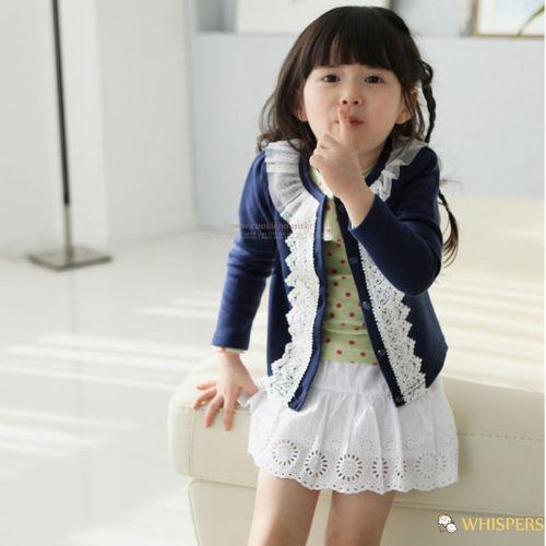 Áo len cardigan kiểu dáng hợp thời trang dành cho bé gái