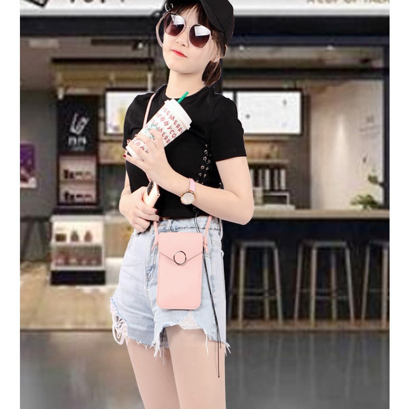 Túi Đeo Chéo Nhỏ Đựng Điện Thoại Phong Cách Thời Trang Mới