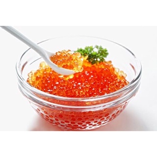Trứng cá hồi đỏ xách Nga - Trứng cá món ăn truyền thống của Nga . Lọ 220g