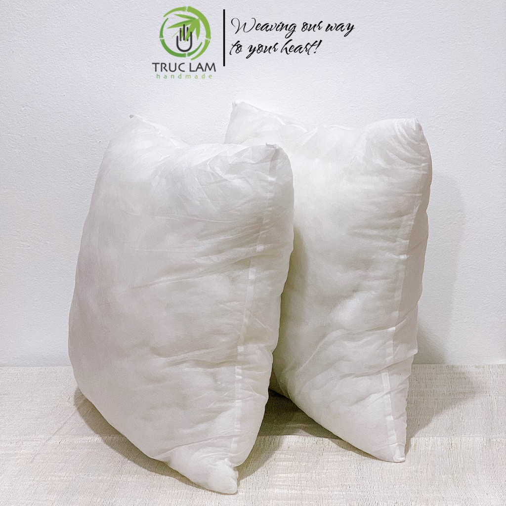 Ruột Gối Vuông (45 x 45) Dùng Cho Vỏ Gối Sofa, Gối Tựa Lưng Trúc Lâm Handmade
