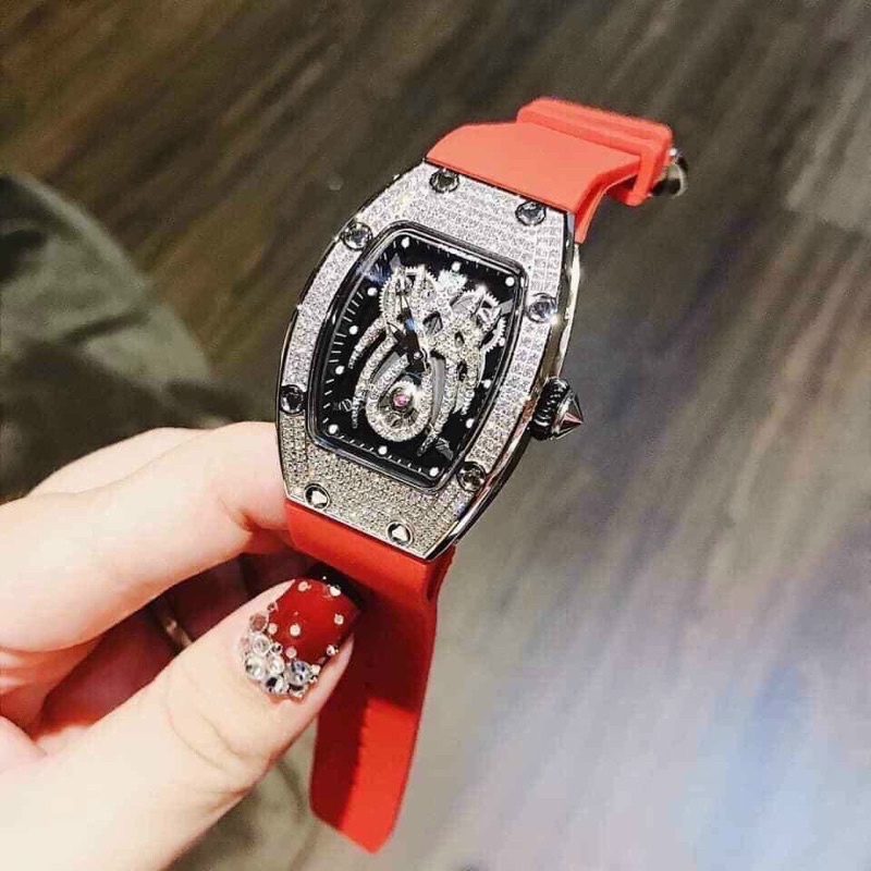 Đồng Hồ HUBOLER By Hanboro Phiên Bản Mặt Nhện Cực Đẹp - Case 36 Dành cho nữ và nam tay nhỏ - BH24 Tháng