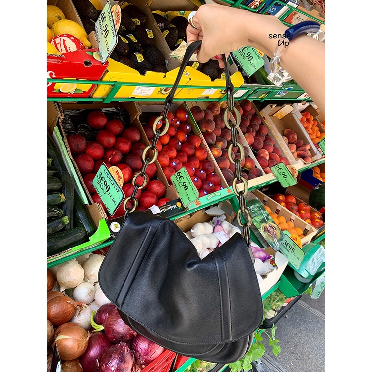 Dela Túi Đeo Chéo Da PU Phong Cách retro Thời Trang Cho Nữ