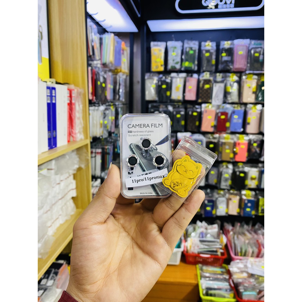 Camera lens  iphone 11- 12 tặng mèo thần tài 24k | BigBuy360 - bigbuy360.vn