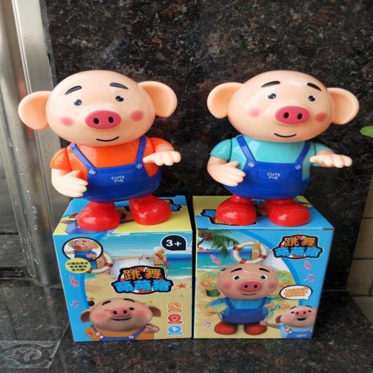 Đồ chơi cho bé-Chú heo nhảy múa ngộ nghĩnh có nhạc và đèn vui nhộn