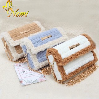 [Có video hướng dẫn] Túi tự đan, Túi len phối màu mác chữ