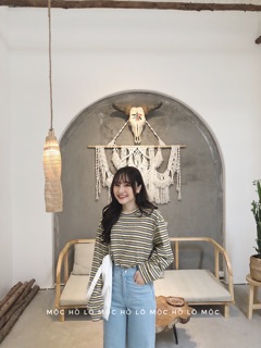 Áo pull kẻ oring
