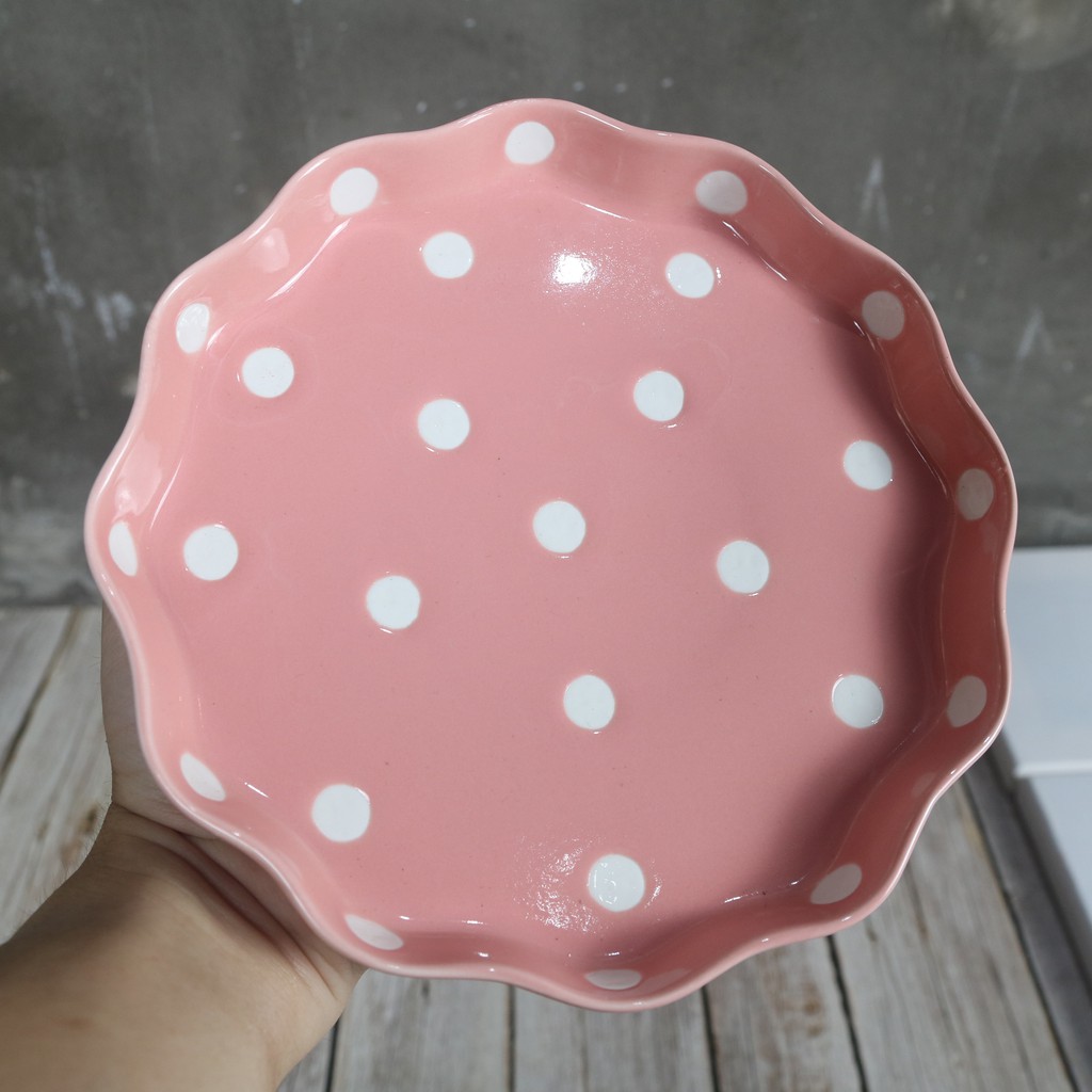 Đĩa sứ 5 MÀU Dĩa sứ dùng để đựng thức ăn decor trang trí bếp