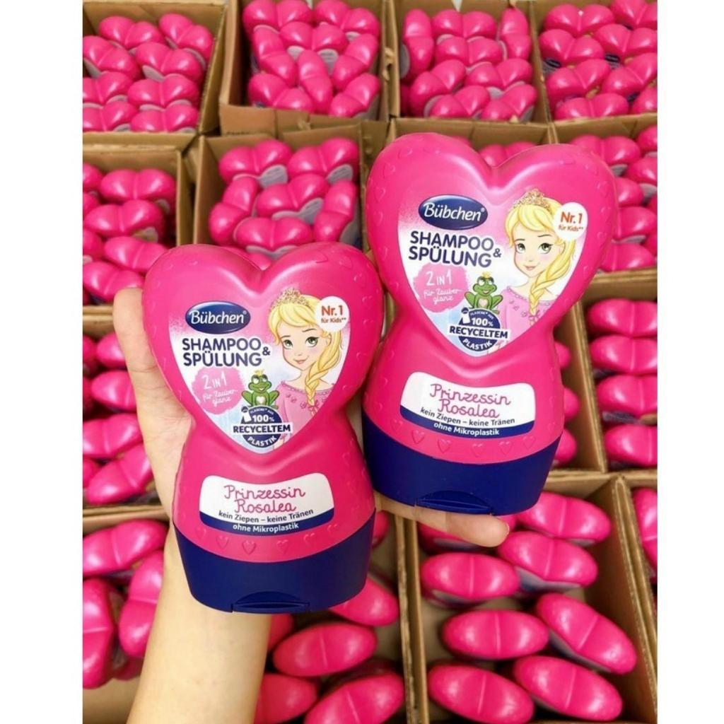 Dầu gội xả dành cho bé Bubchen Shampoo &amp; Spulung Prinzessin Rosalea 230ML- Bill Đức