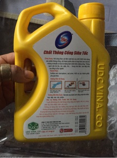 Chất thông cống và WC siêu tốc chai lớn 1,6l
