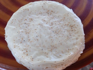 Bánh tráng dừa nướng