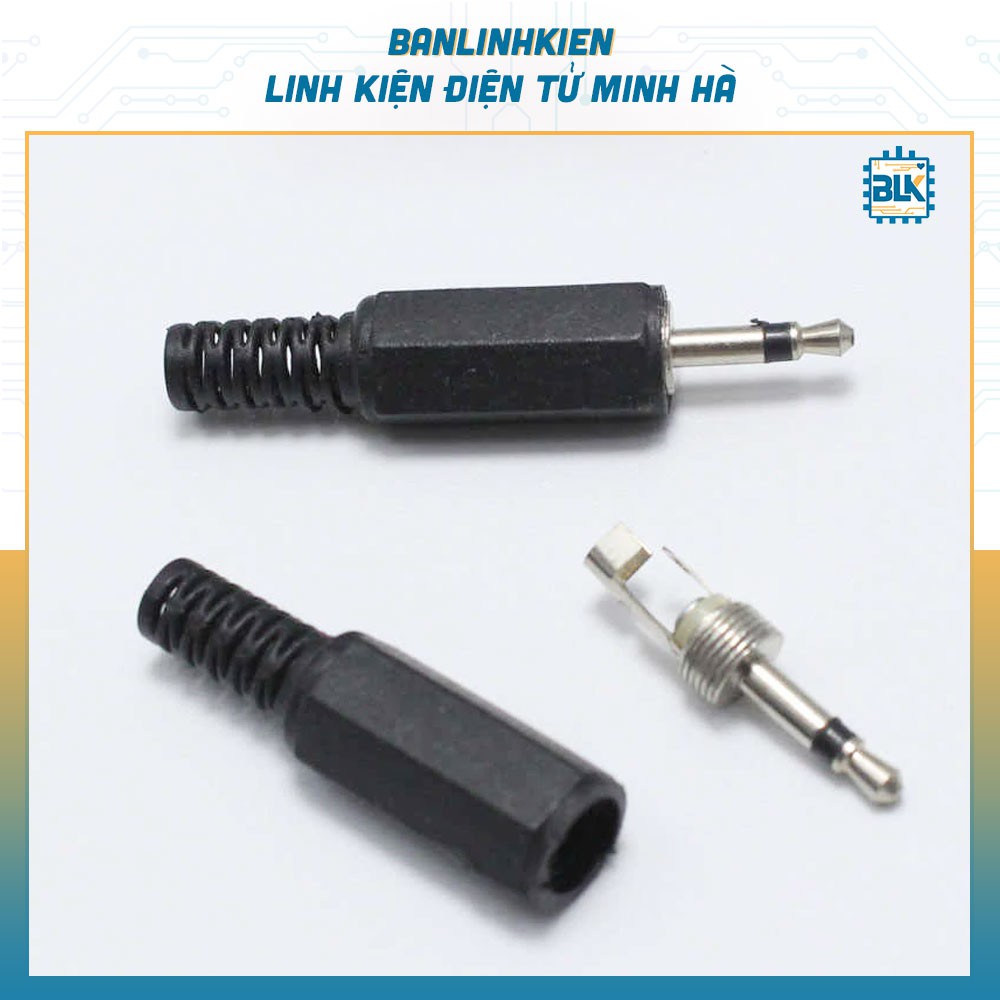 Đầu Jack Audio Mono 2.5MM