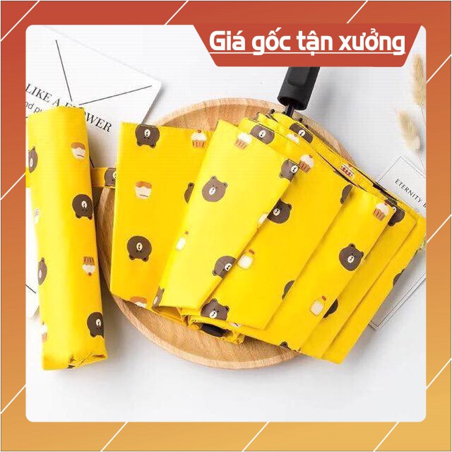 Ô GẤU BROWN GẤP GỌN ( TỔNG KHO GIA DỤNG GIÁ GỐC )