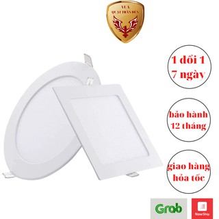 Đèn Led Âm Trần Mỏng 6W/ 9W/ 12W/ 18W/ 24W, Đèn Trang Trí Trần Thạch Cao