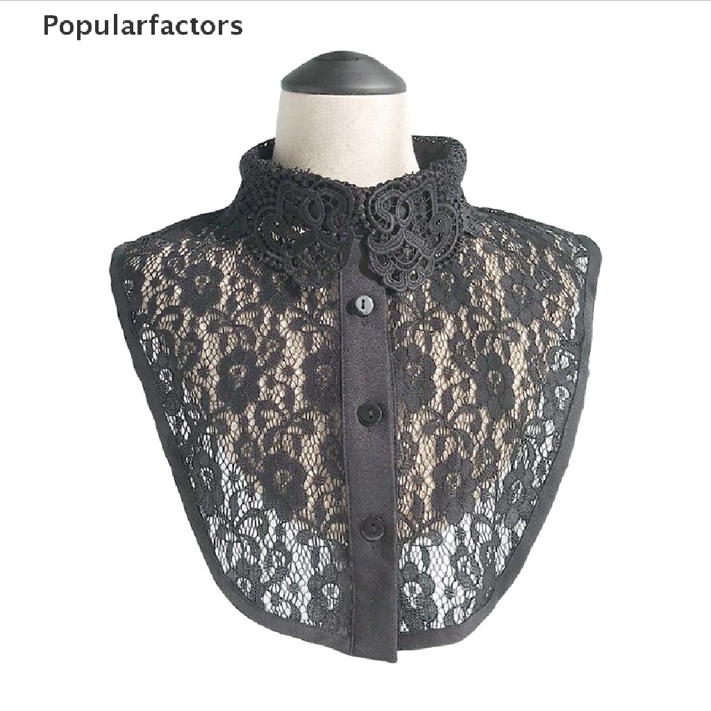 Cổ Áo Giả Bằng Ren Rỗng Mềm Mại Có Thể Tháo Rời