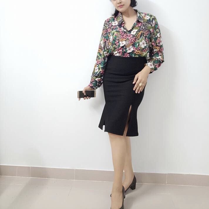 CHÂN VÁY XẺ TÀ CÔNG SỞ BIGSIZE