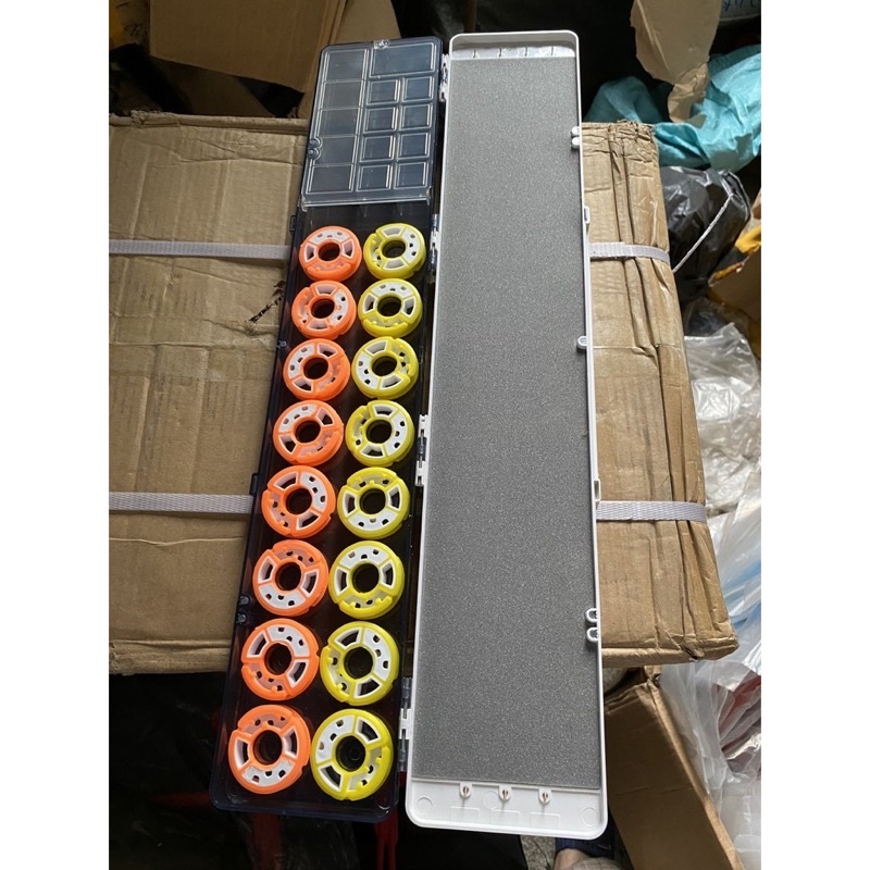 hộp đựng phao Bộ trục thẻo câu đài silicon cao cấp