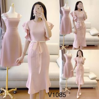 Váy thiết kế body đuôi cá tay cánh tiên