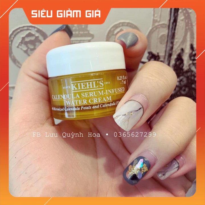 Kem dưỡng hoa cúc Kiehl's Calendula Serum-Infused Water Cream 7ml