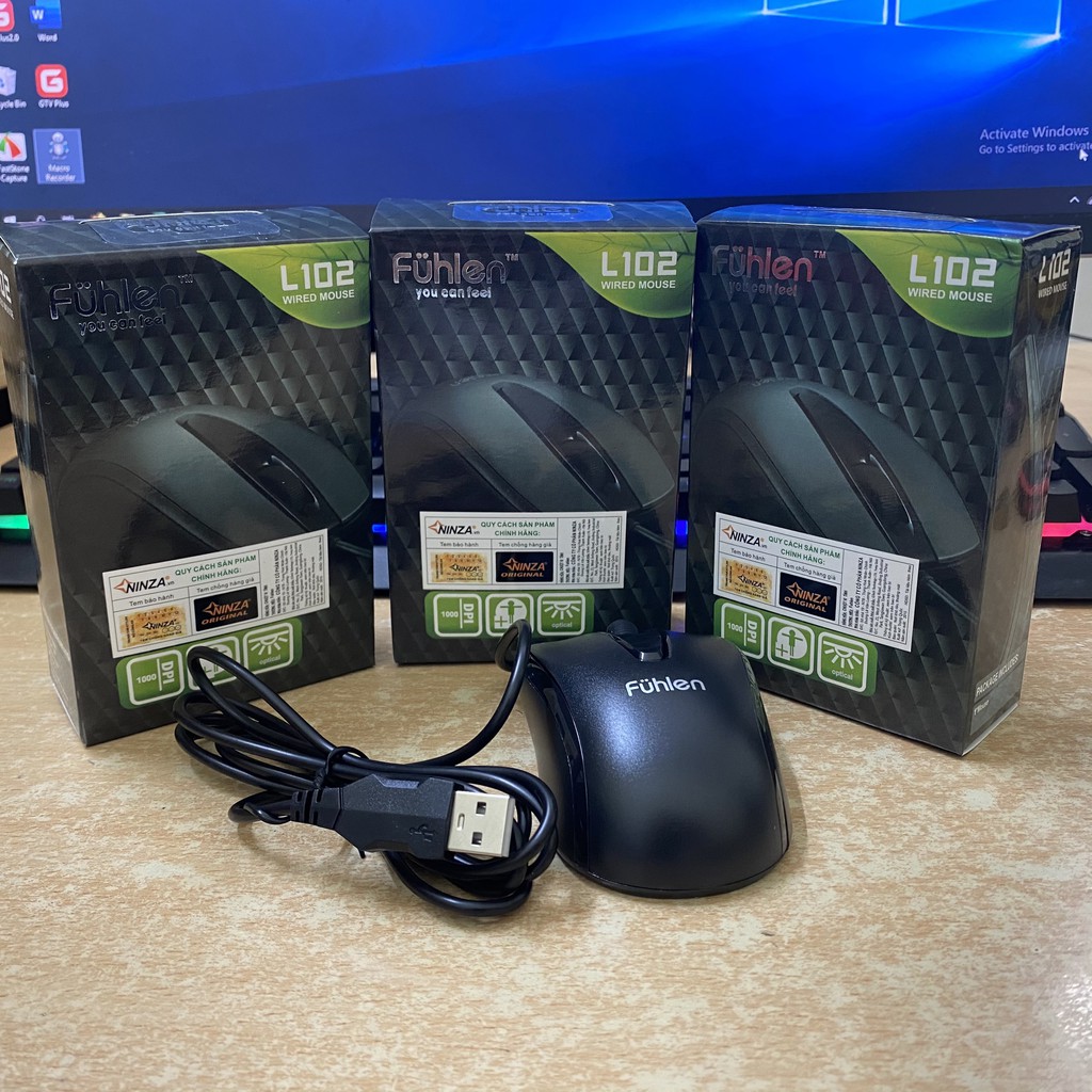 Chuột Máy Tính Văn Phòng Có Dây Fuhlen L102 NK