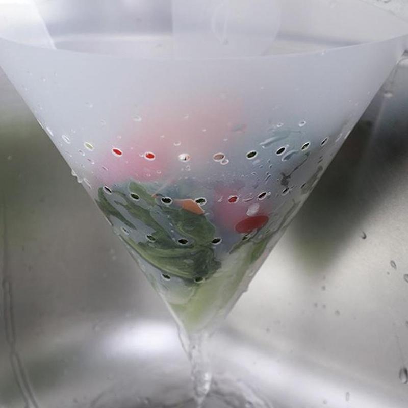 Miếng lọc rác chống tắc cho bồn rửa có thể gập lại