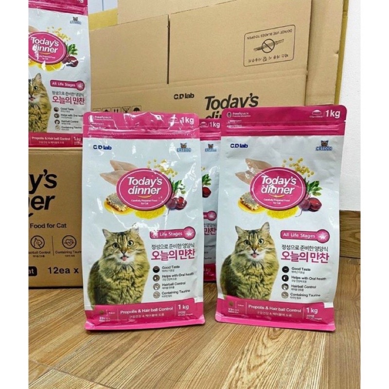 Thức ăn hạt Today’s Dinner cho mèo 🐈