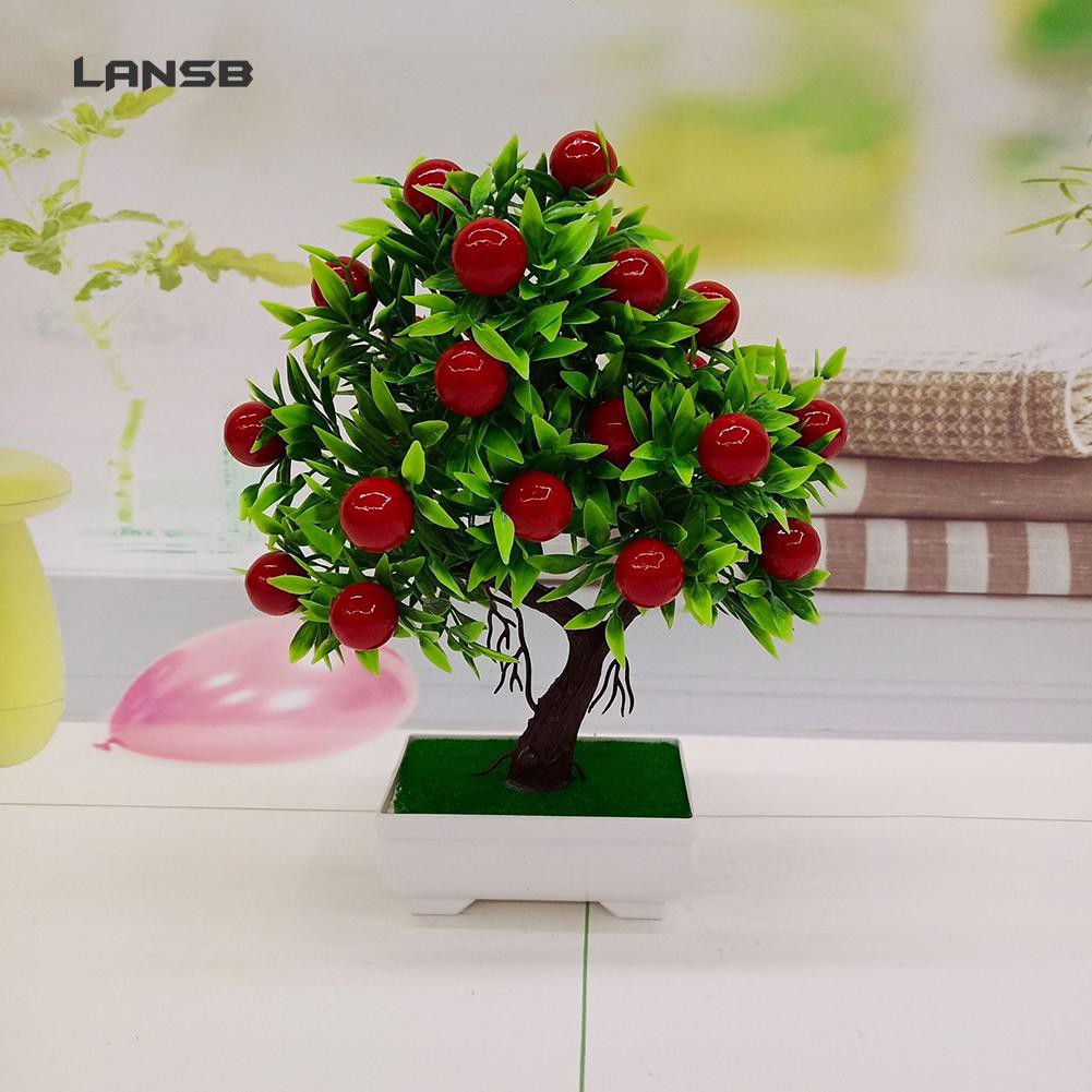 Chậu cây bonsai giả trang trí xinh đẹp