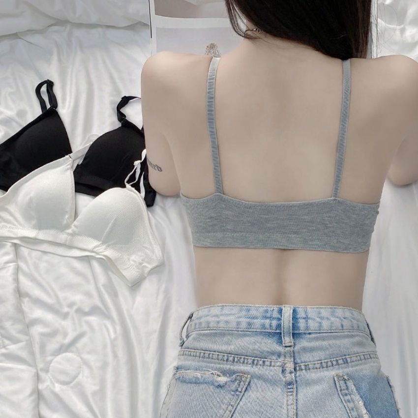Áo Ngực Nữ Cotton Mềm Mịn, Áo Lót Không Gọng Freesize Mút Mỏng – Bra nữ sinh B038
