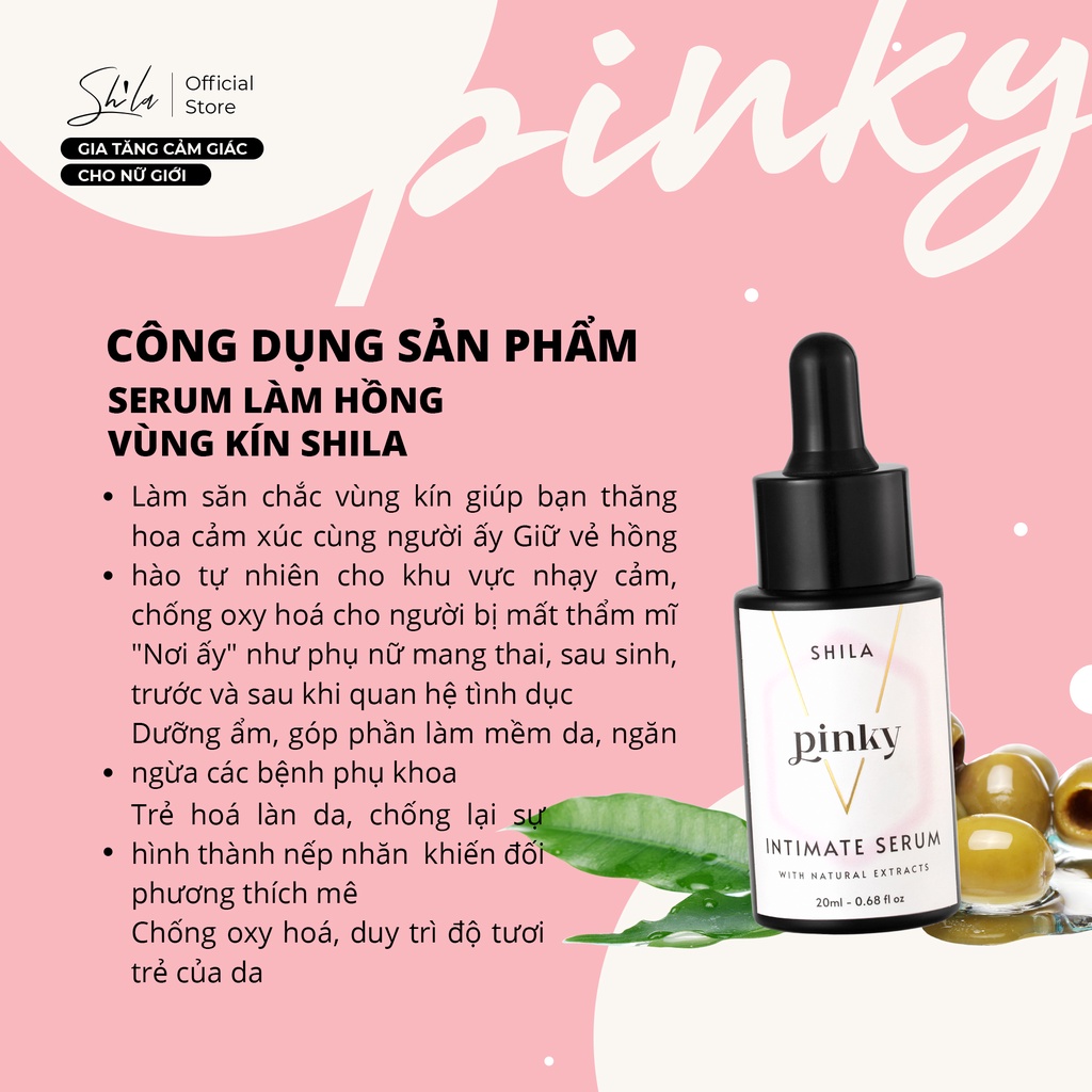 Serum làm hồng vùng kín Shila 20ml (Shila Serum Pinky)