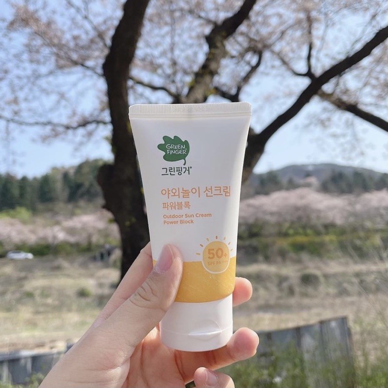 Kem chống nắng bé Green Finger Outdoor Sun Cream Power Block( kèm bill)