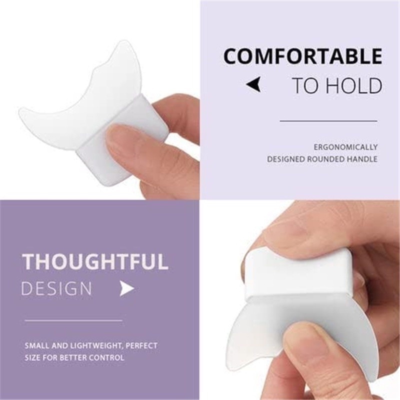 Dụng Cụ Hỗ Trợ Kẻ Mắt 3 Trong 1 Bằng Silicon Mềm Tiện Dụng