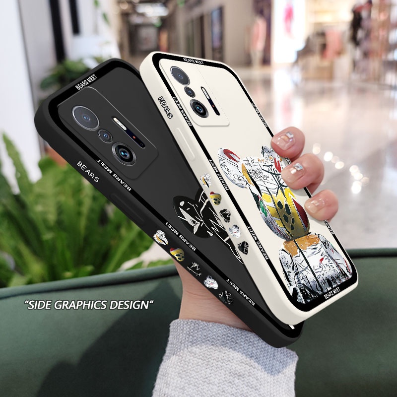 Ốp Điện Thoại Hình Gấu Cho xiaomi mi 13t 12t 11t 10t pro lite mi 9t pro