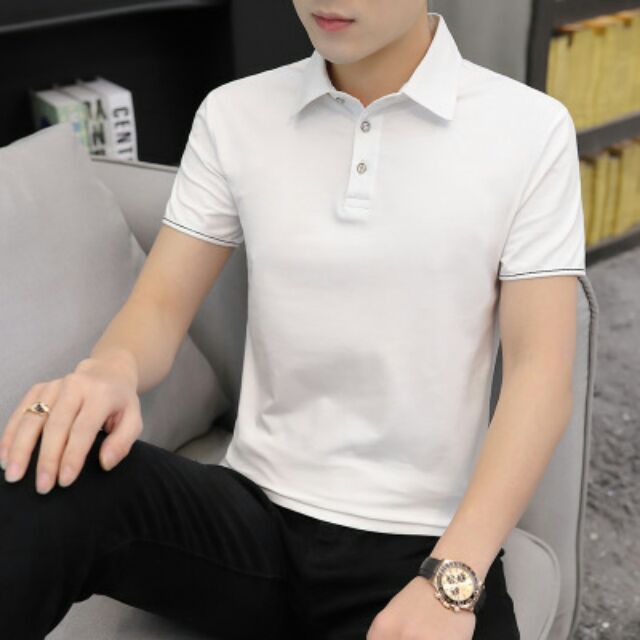 [FREESHIP TỪ 50K] Áo Phông Nam Cổ Bẻ Chất Liệu Vải Thun Cotton Cá Sấu Mềm Mịn Mát Thoáng Thấm Hút Mồ Hôi Tốt