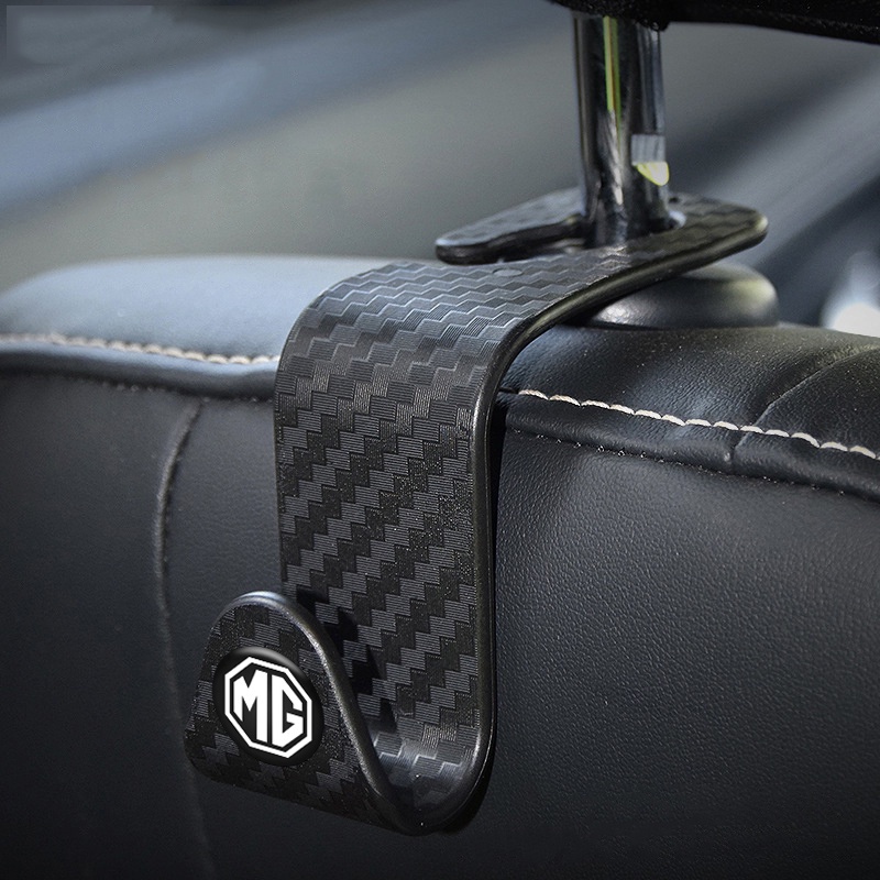Móc Treo Đồ Gắn Lưng Ghế Xe Hơi Bằng Sợi Carbon Tiện Dụng Cho MG ZS HS MG3 MG5
