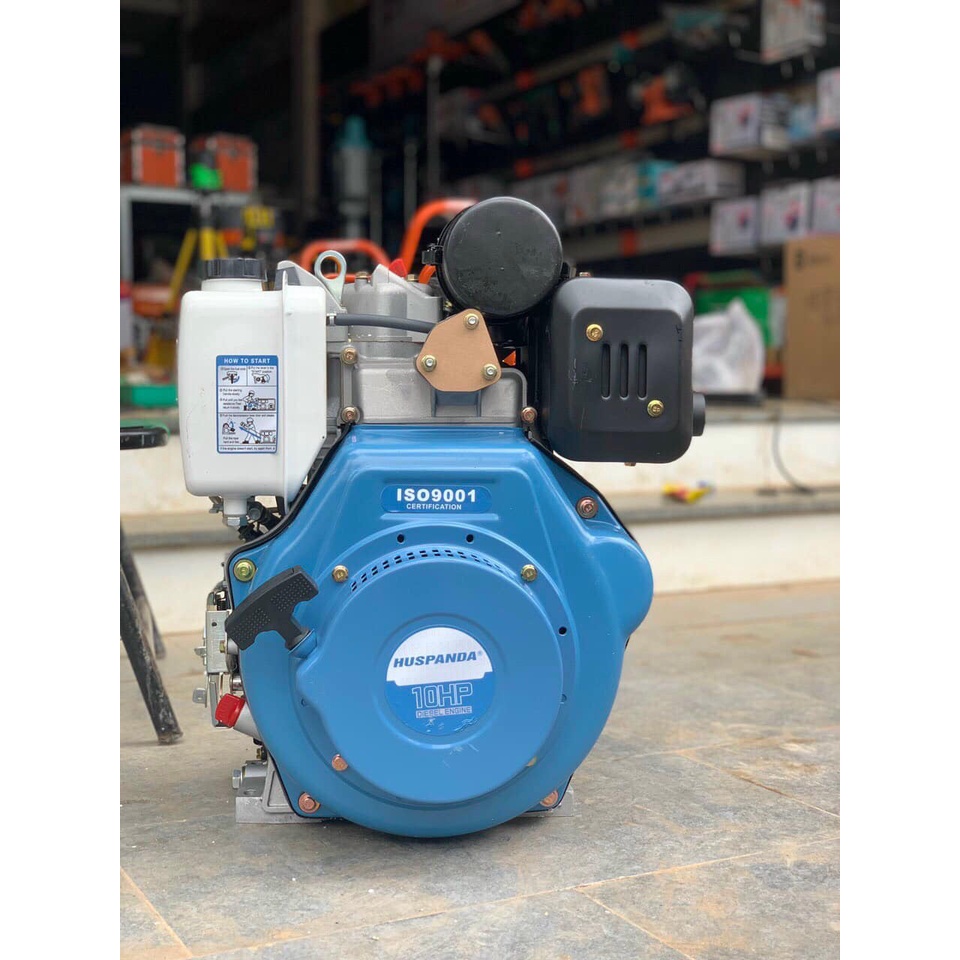 Máy Nổ – Động Cơ Dầu 10Hp Huspanda HD186F – Zen Cá