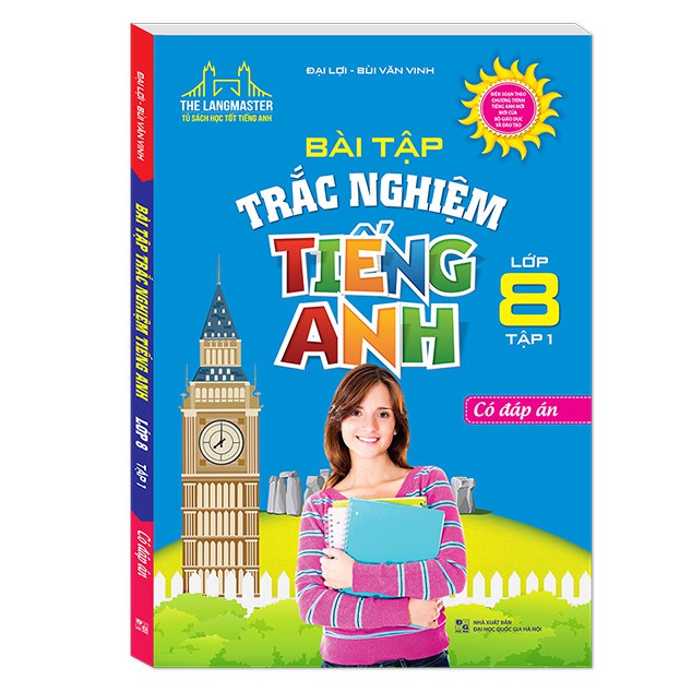 Sách - Bài tập trắc nghiệm tiếng Anh lớp 8 tập 1