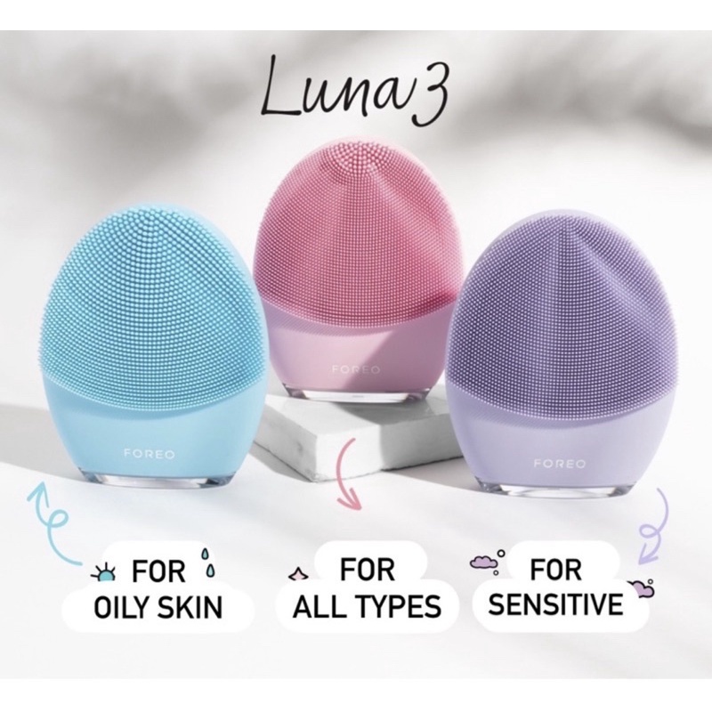 [100%AUTH-Bill DutyFree] Máy rửa mặt Fo.reo Luna 3