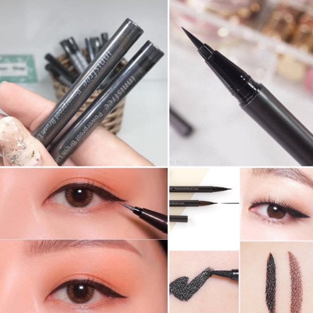 KẺ MẮT NƯỚC INNISFREE POWERPROOF BRUSH LINER